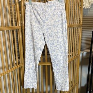 Soft Surroundings Floral Print Cropped Pants